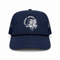 Blue Denim RW High Profile Rope Mesh Snapback Hat