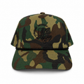 Dark Camo & Black RW High Profile Rope Snapback Hat SAMPLE