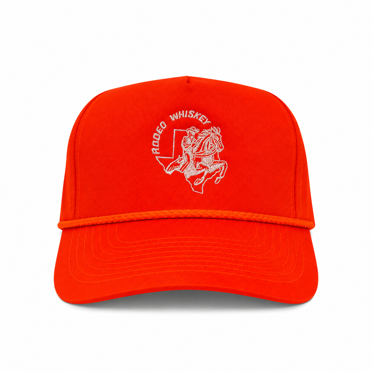 Orange RW High Profile Rope Snapback Hat SAMPLE