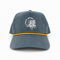 Green Suede & Yellow RW High Profile Rope Snapback Hat