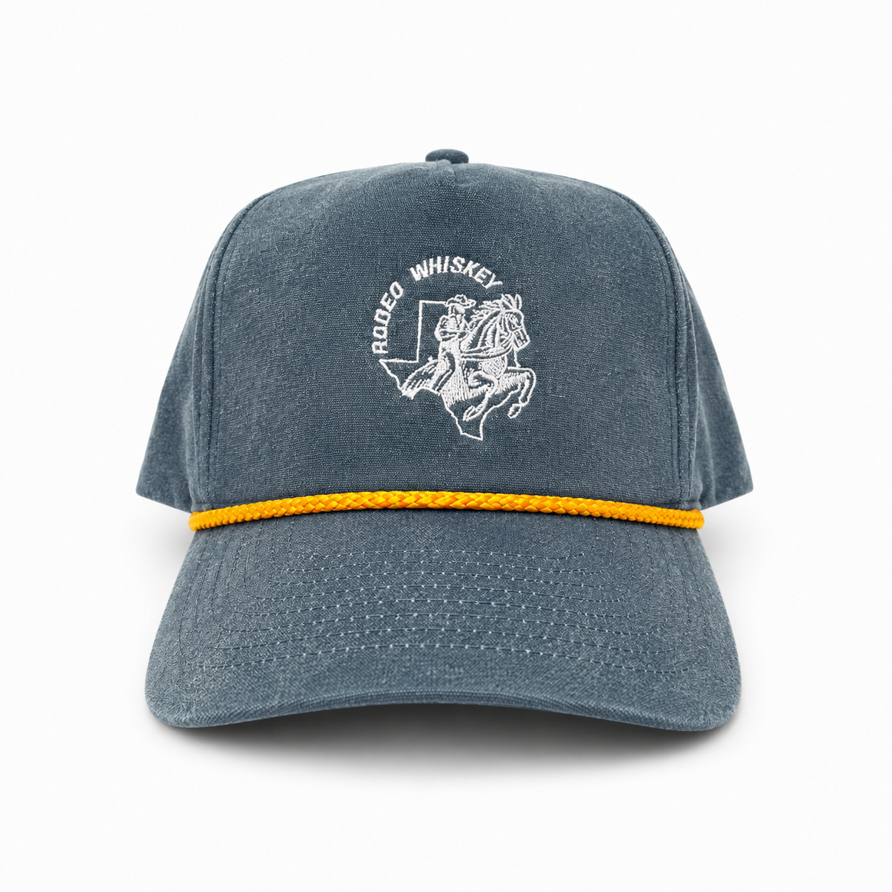 Green Suede & Yellow RW High Profile Rope Snapback Hat