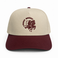 Maroon & Tan RW Snapback Hat