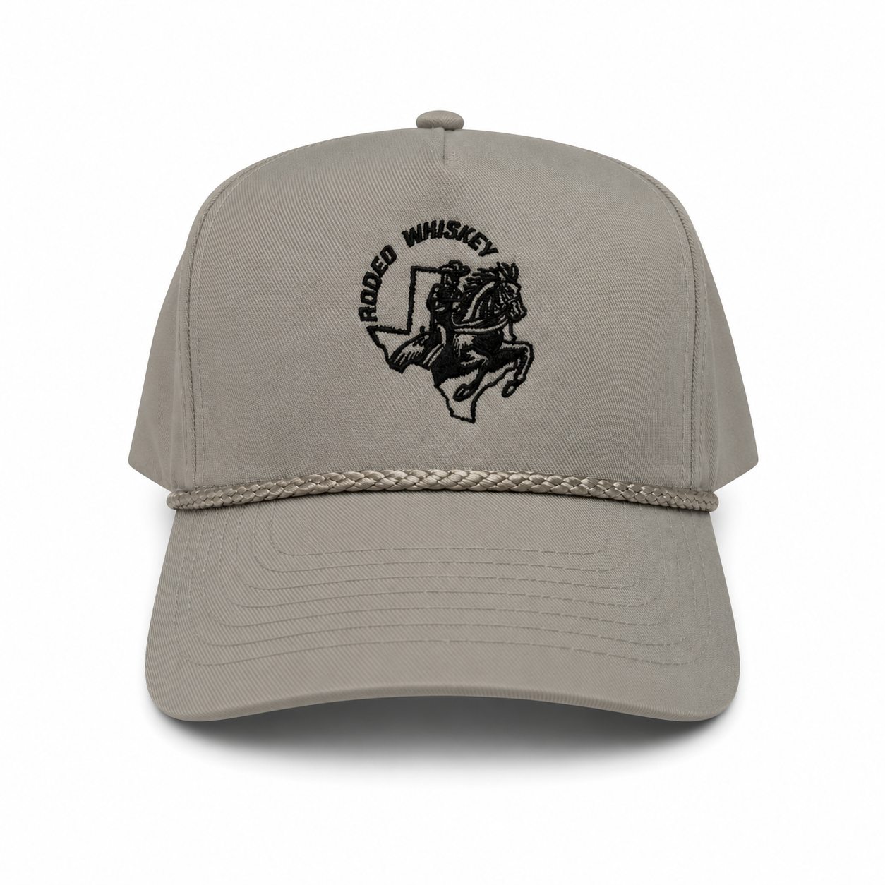 Tan RW High Profile Rope Unstructured Snapback Hat