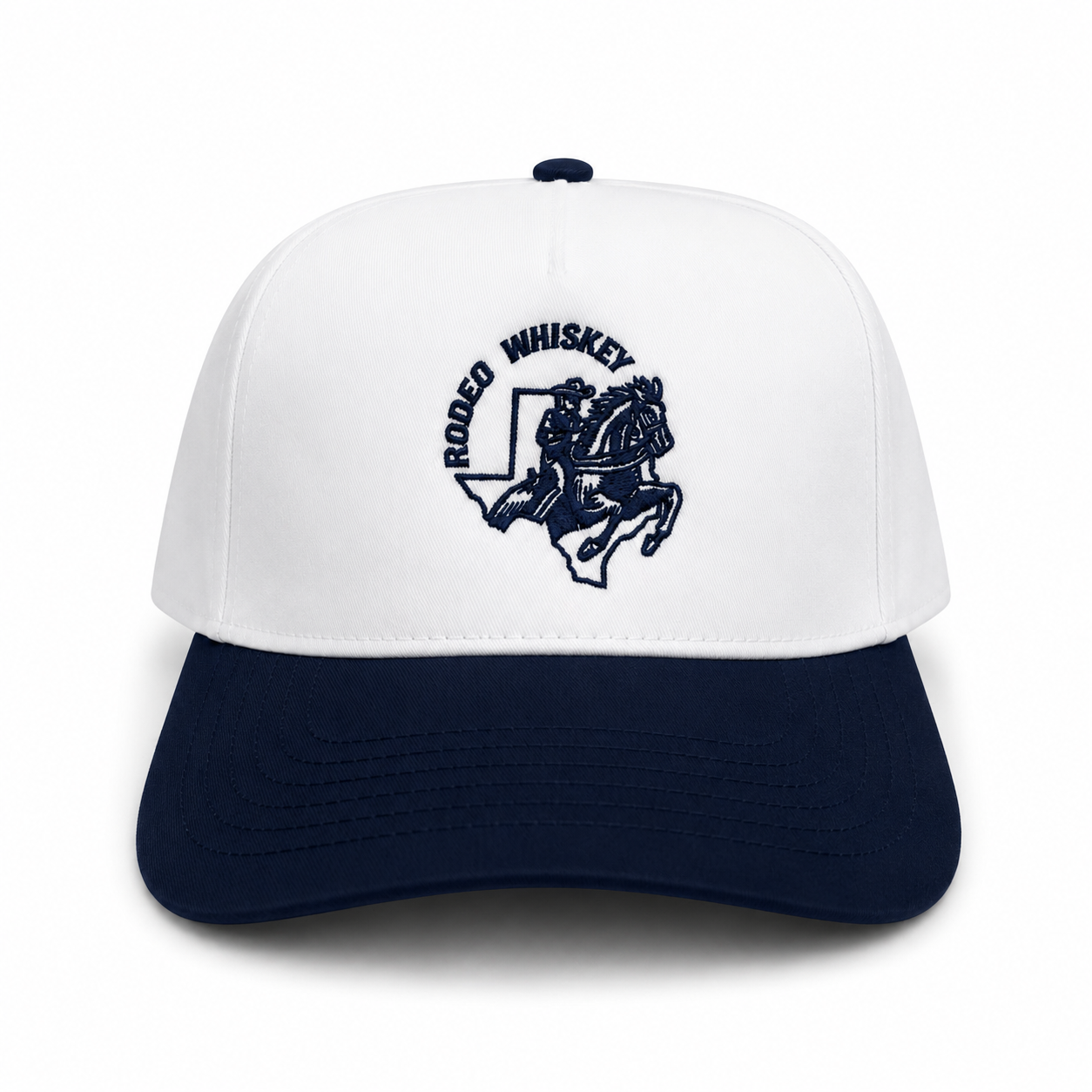Navy & White RW Snapback Hat
